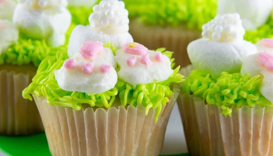 Bunny Tail Cupcakes