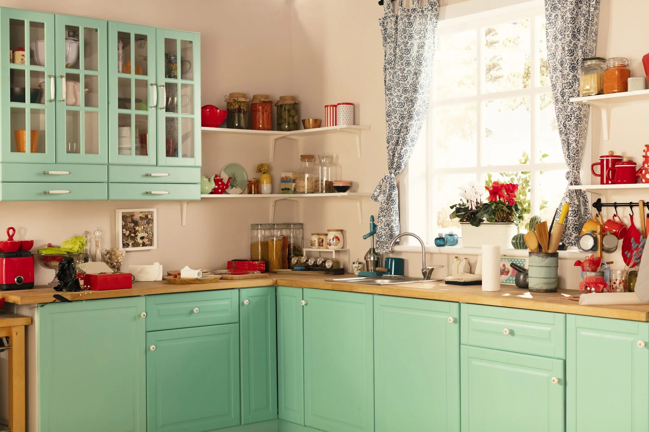 Installing custom cabinets