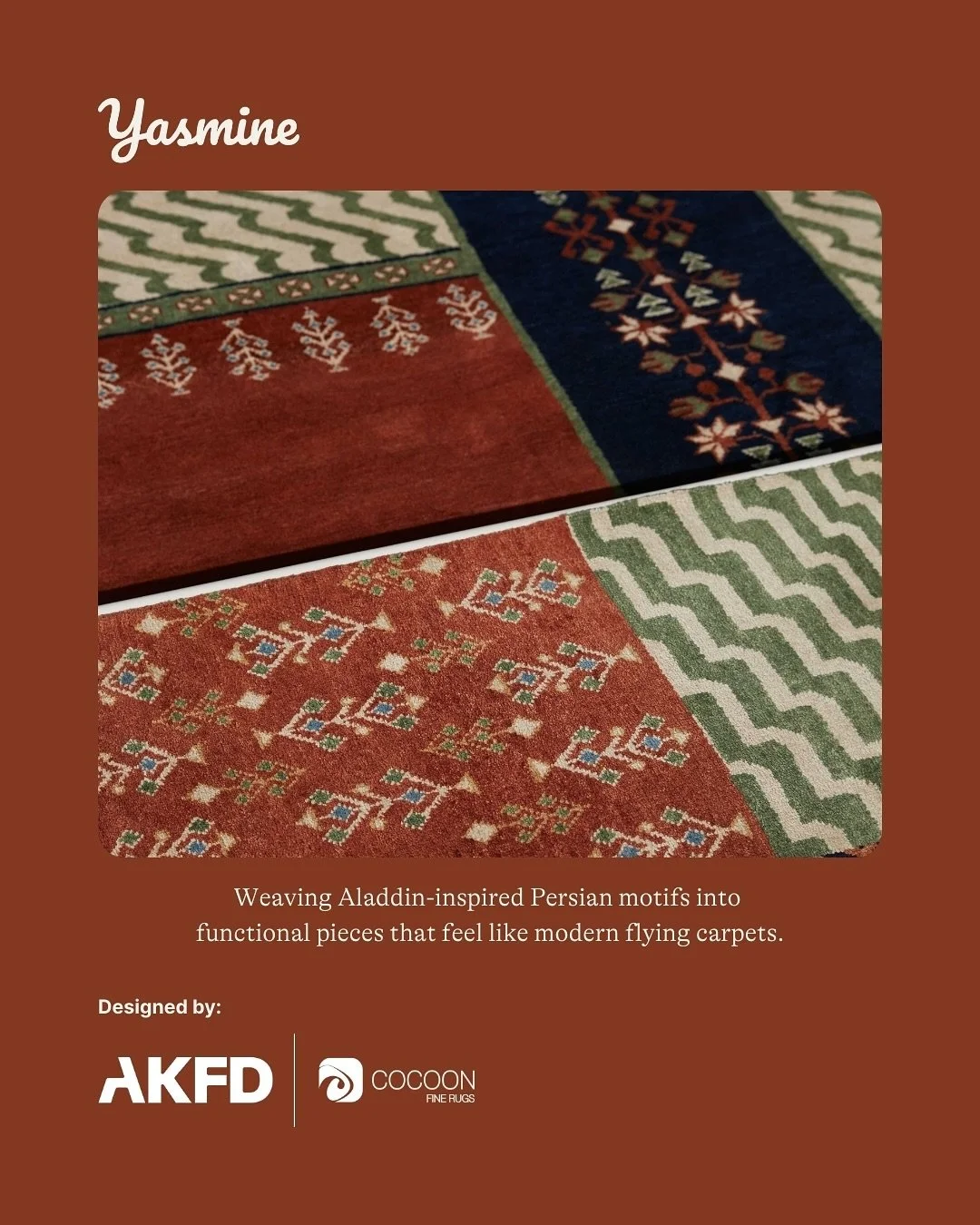 Yasmine Range | AKFD 
Design that carries the magic of flying carpets.
Photography by @_boragraphy and @mnitib