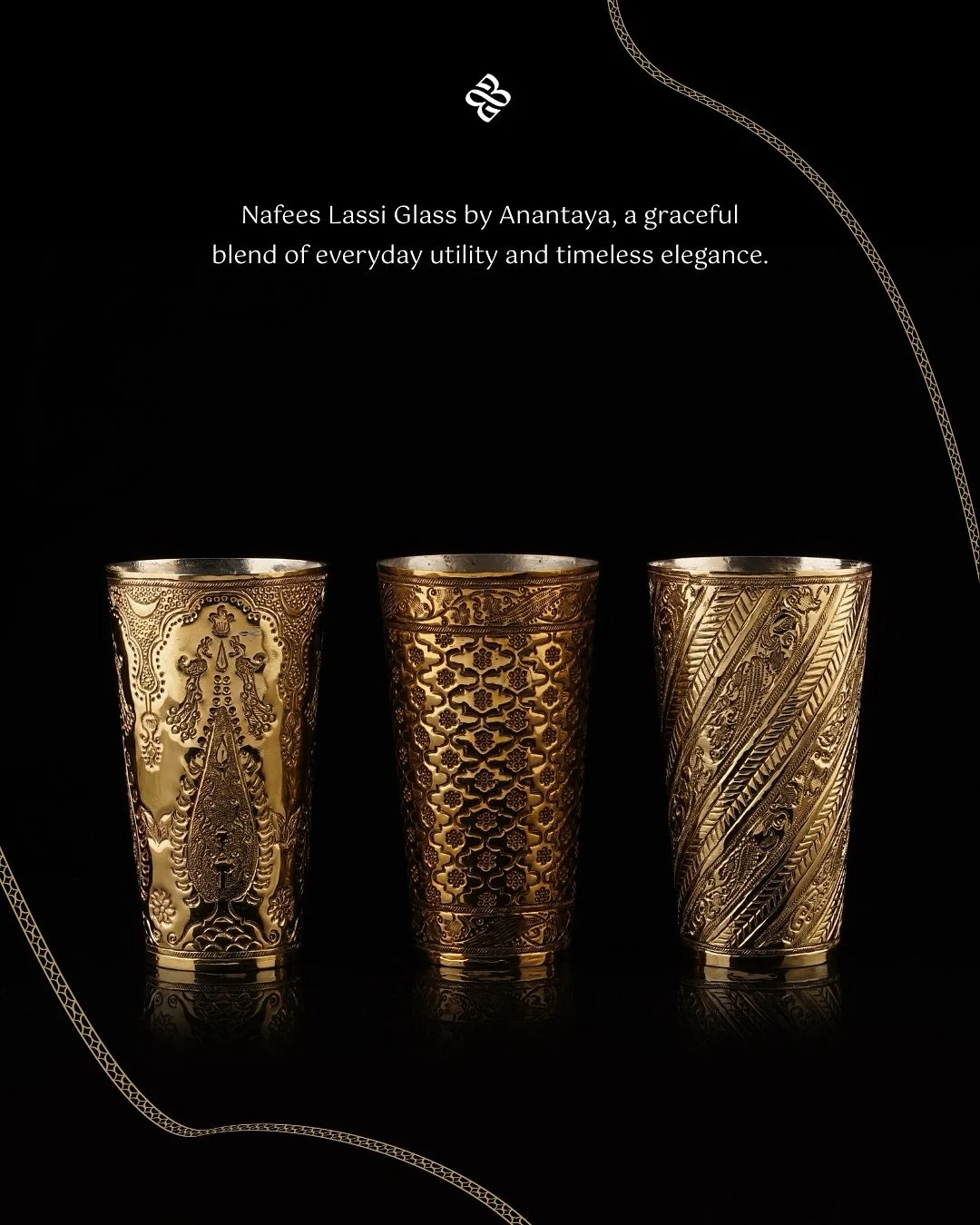 A timeless reinterpretation of the classic lassi glass, handcrafted in brass, celebrating India’s rich metalwork traditions.
Discover more at www.anantayadecor.in