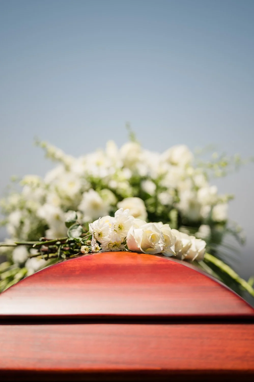Burial Service at Rose Hills Mortuary, Whittier, California