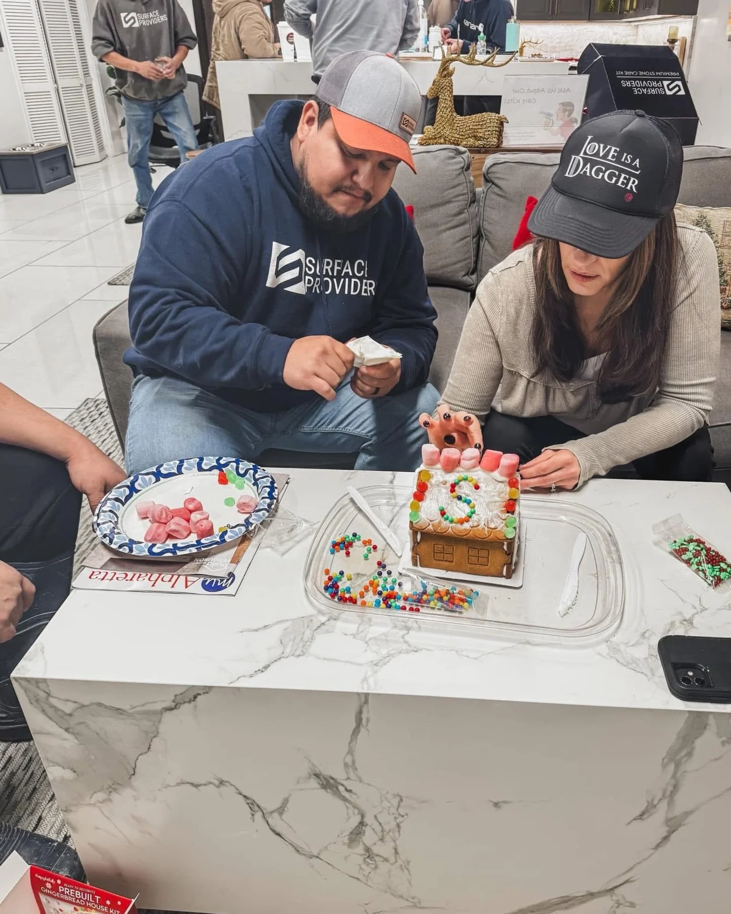 It&rsquo;s flashback Friday, so we&rsquo;re taking a trip down candy cane lane with these team memories from last Christmas! 🙏🏼🎄💫

_____

📍SHOWROOM &amp; SLAB GALLERY:
845 McFarland Pkwy, Alpharetta, GA

FOR APPOINTMENTS:
&bull; Call: 470-354-38