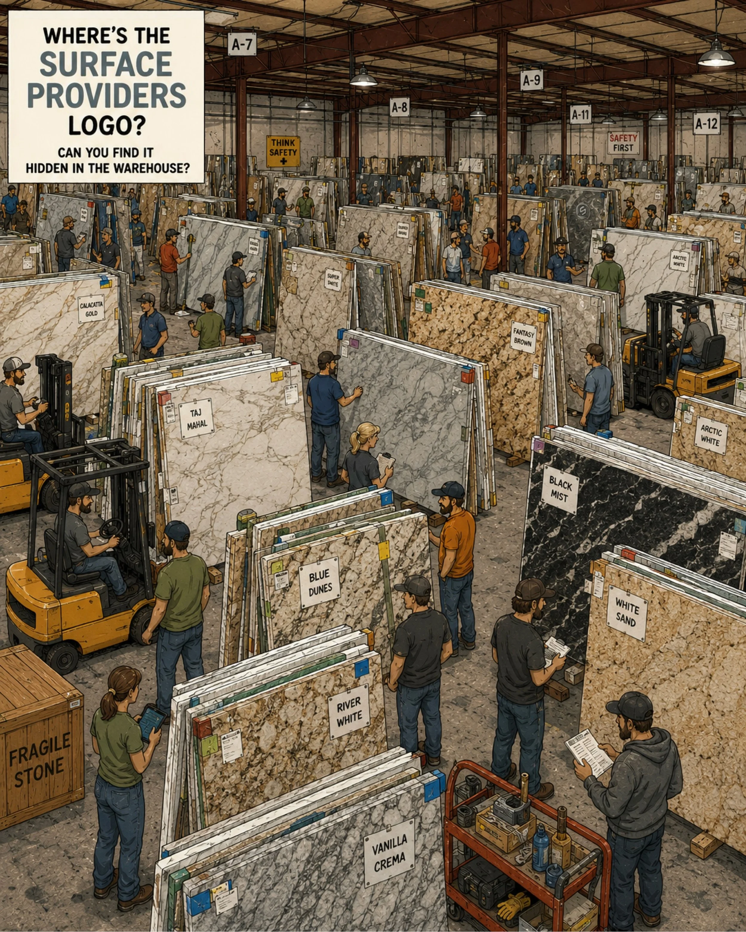Time for a little mid-week fun&hellip; find the Surface Providers logo hidden in the picture! 👀🕵🏻🔍

Once you find it:
1) take a screenshot
2) circle the logo 
3) share it to your stories 
4) and tag us! 

Happy Wednesday! 🙌🏻

__________

📍SHOW