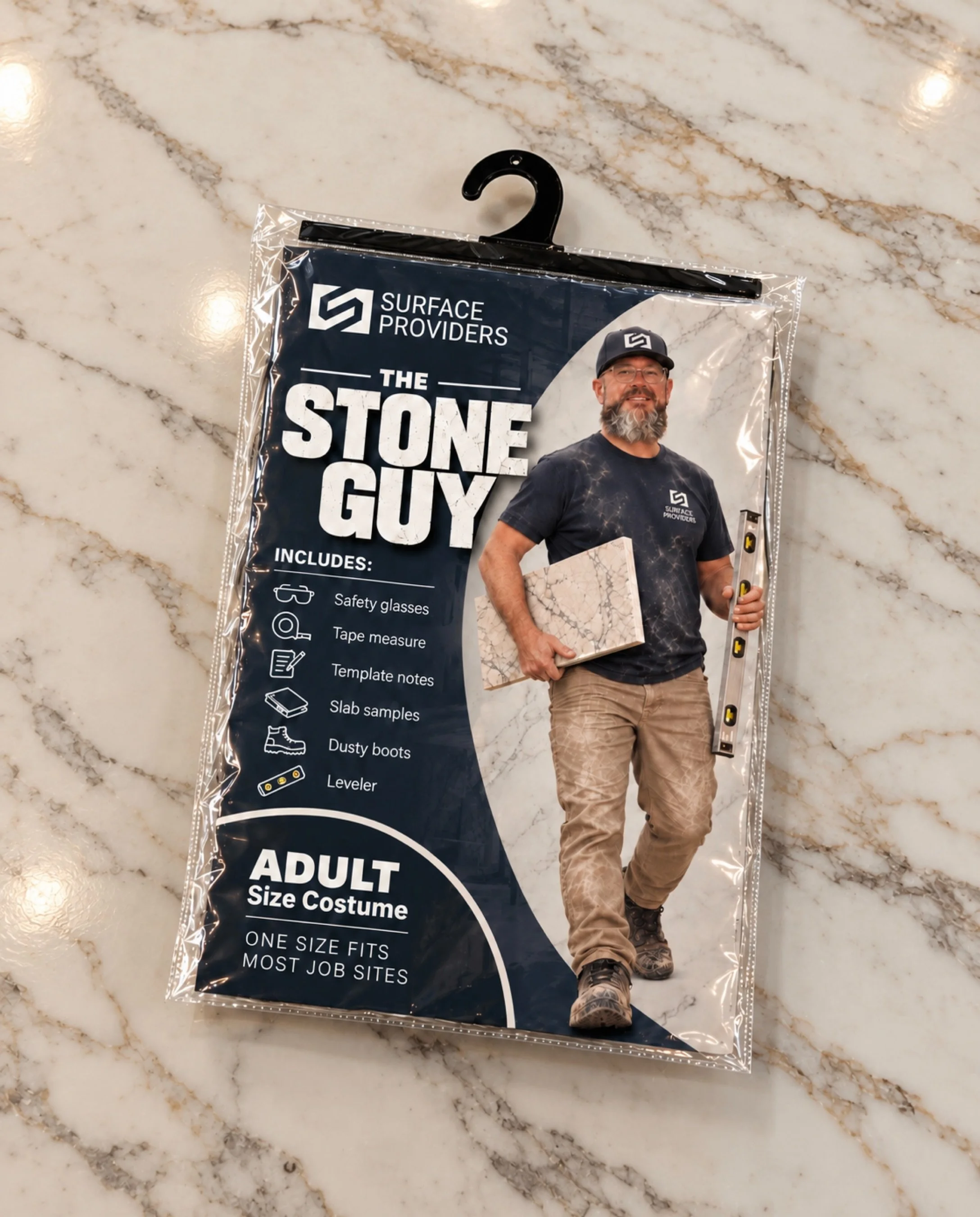 Trick or treat? We prefer measure and repeat. 📏

Includes everything you need to look like a stone professional. Knowing what you&rsquo;re doing? That&rsquo;s a different package. 📦 

⚠️ Caution: May spontaneously point out countertop seams at part