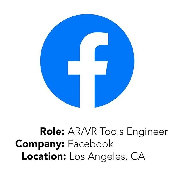 AR/VR Tools Engineer at @facebook

#careers #jobs #immersive #xrcareers #virtualreality #vr #augmentedreality #ar #mixedreality #mr #extendedreality #xr