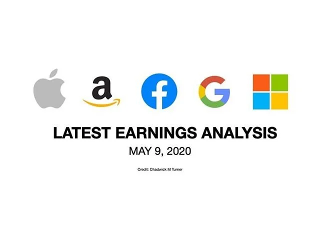 Latest Report | Earnings Summary for @apple, @amazon, @facebook, @google, @microsoft