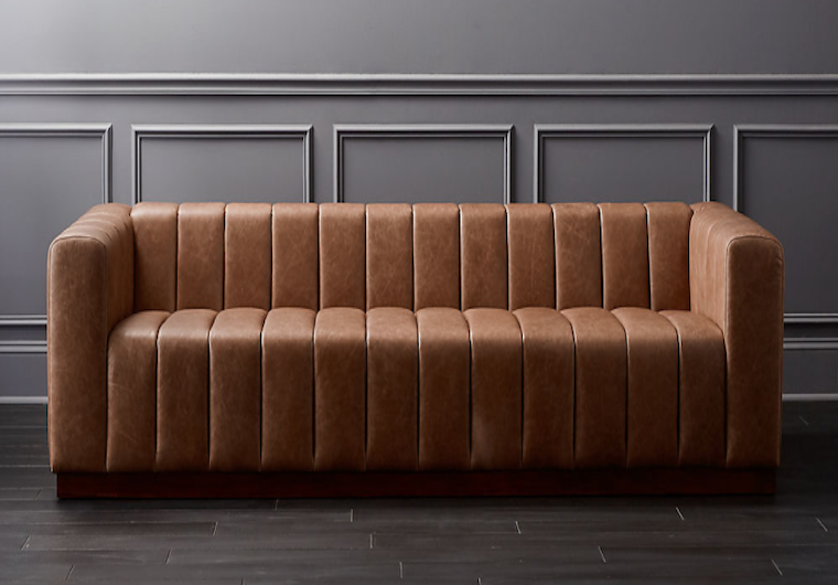 SADDLE LEATHER SOFA