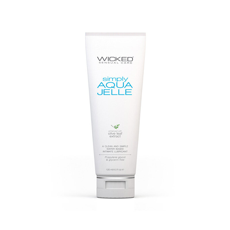 Wicked Simply Aqua Jelle in a 4 ounce white tube