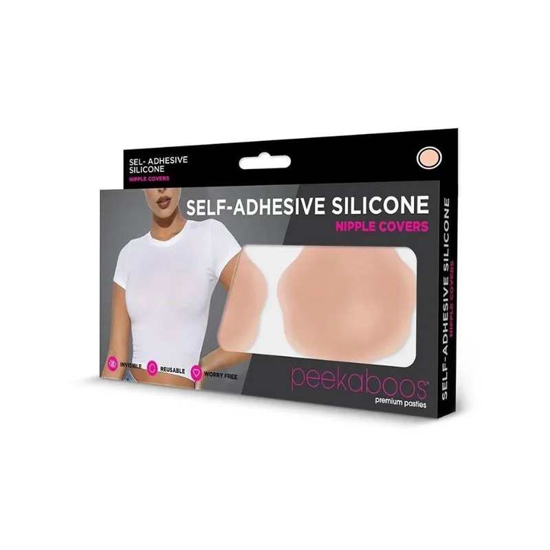 Peekaboos Self-Adhesive Silicone Nipple Covers - Cream