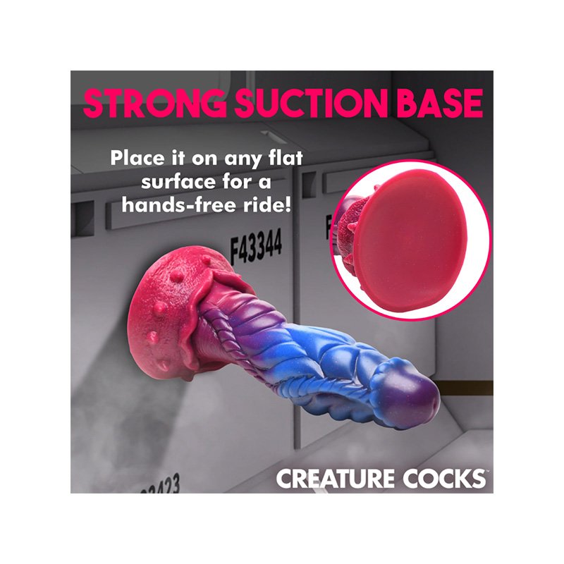 Item stuck to vertical surface with suction cup and closeup of suction cup.