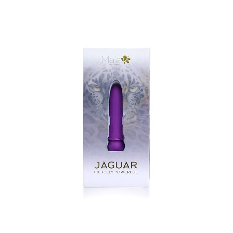 Maia Toys Jaguar 10-Function Rechargeable Silicone Coated Super-Charged Bullet - Purple