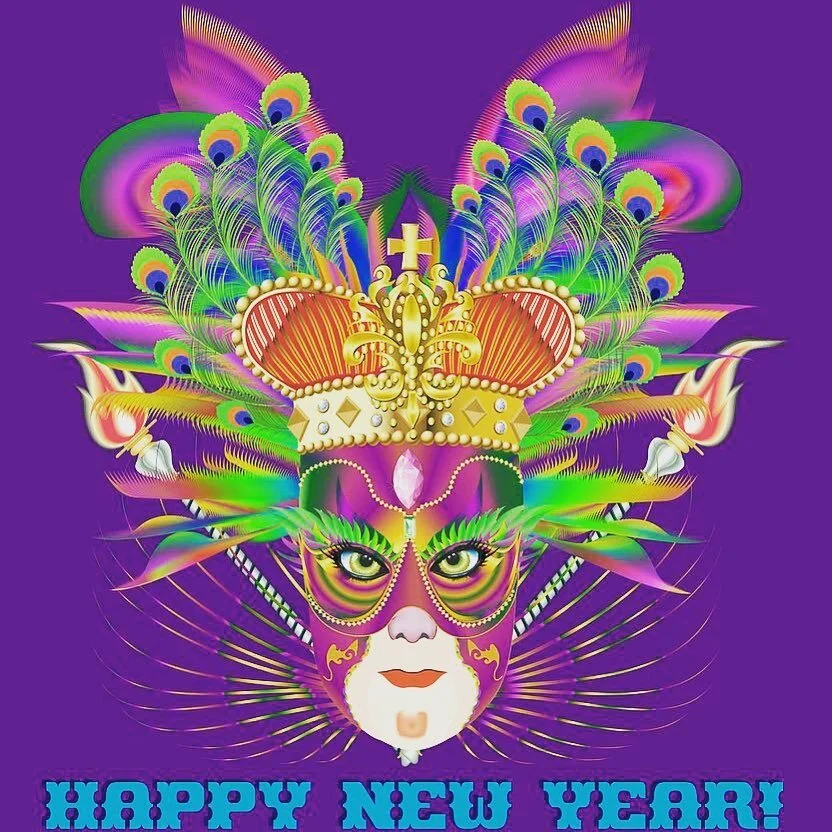 Cheers to #2020 and a fresh new festival season!🦹🏼&zwj;♀️💅🏻🕺🍾#mardigras #mardigras2020 #neworleans
