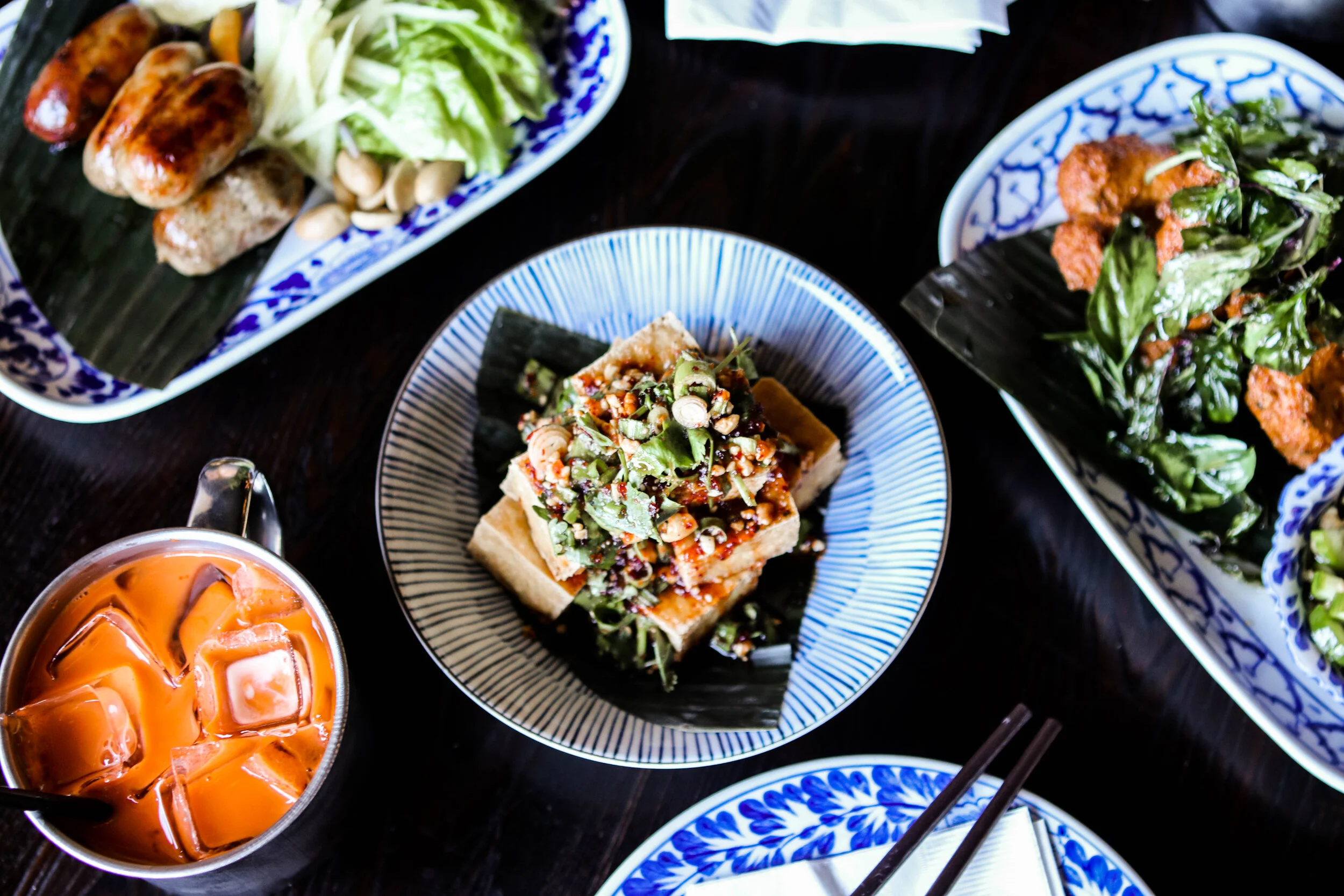 CHAO KRUNG-TABLE SPREAD WITH ICED DRINKS.jpg