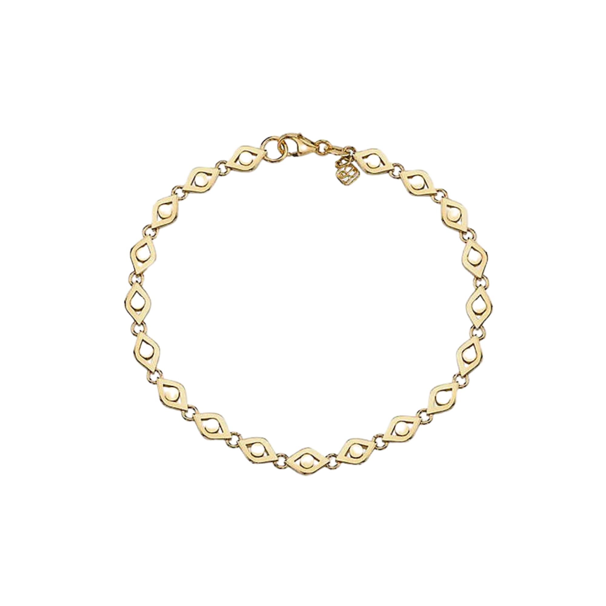 Sydney Evan Evil Eye Gold Charm Bracelet, $2,175