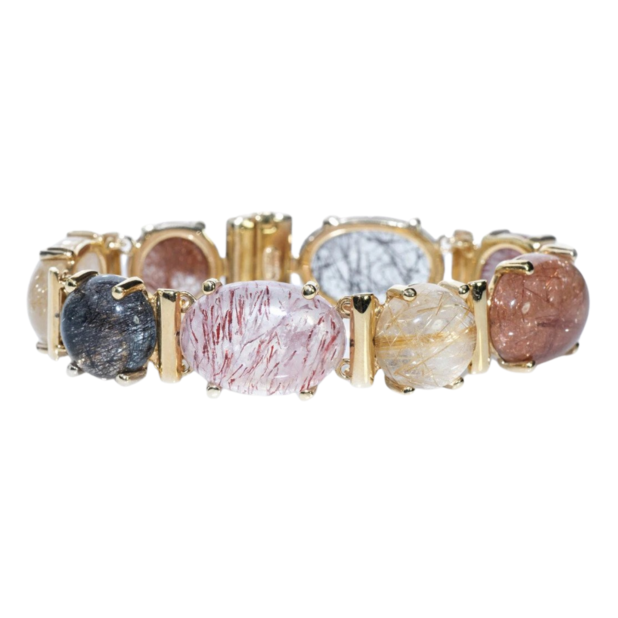 Marco Molinari Multicolor Rutilated Quartz Bracelet, $7,880