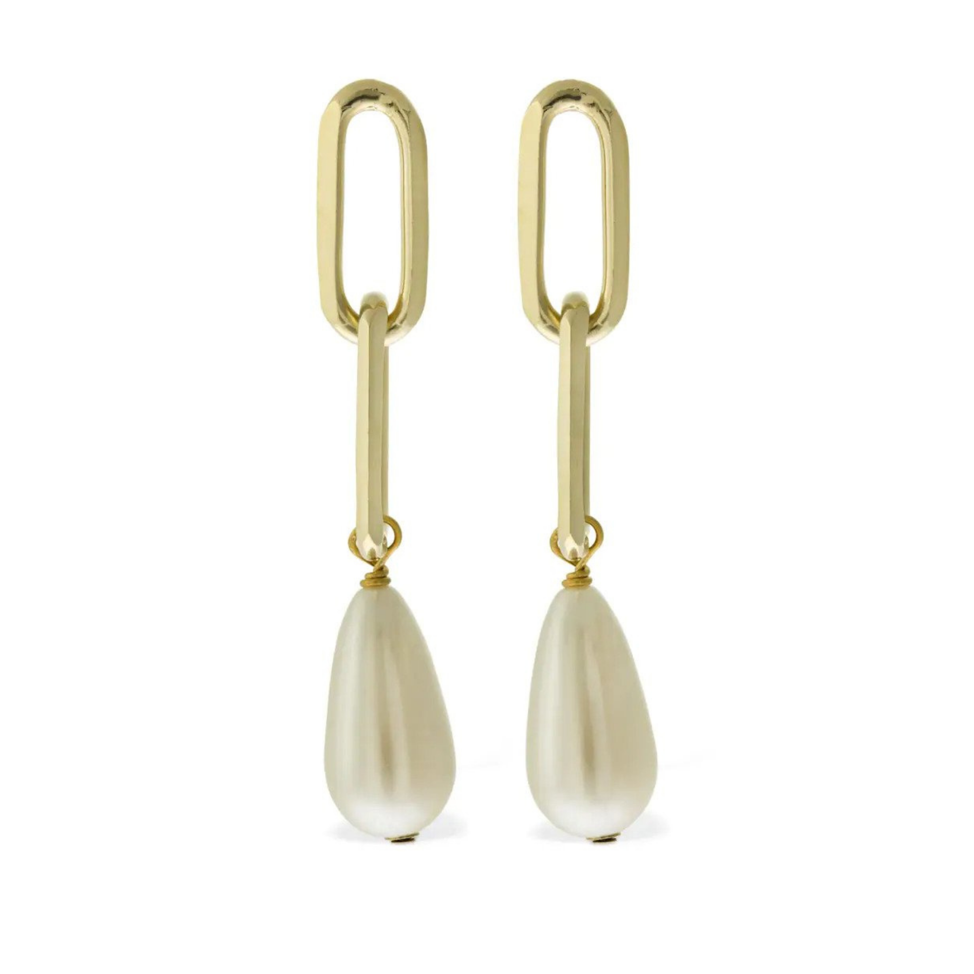 Rosantica Promessa Colored Brass Pearl Drop Earrings, $198
