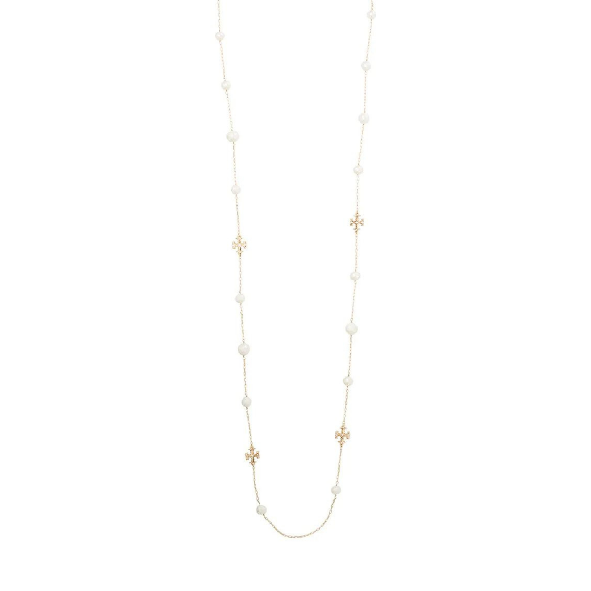 Tory Burch Kira Pearl-Chain Necklace, $200