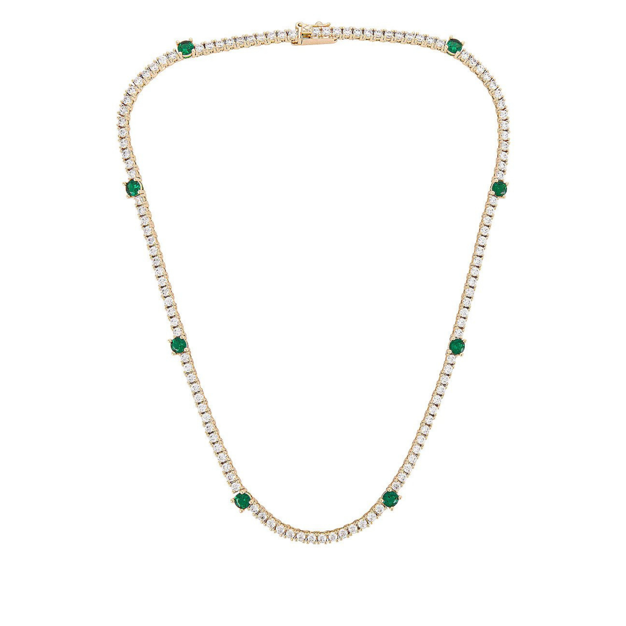 Lili Claspe Zoi Tennis Necklace, $195