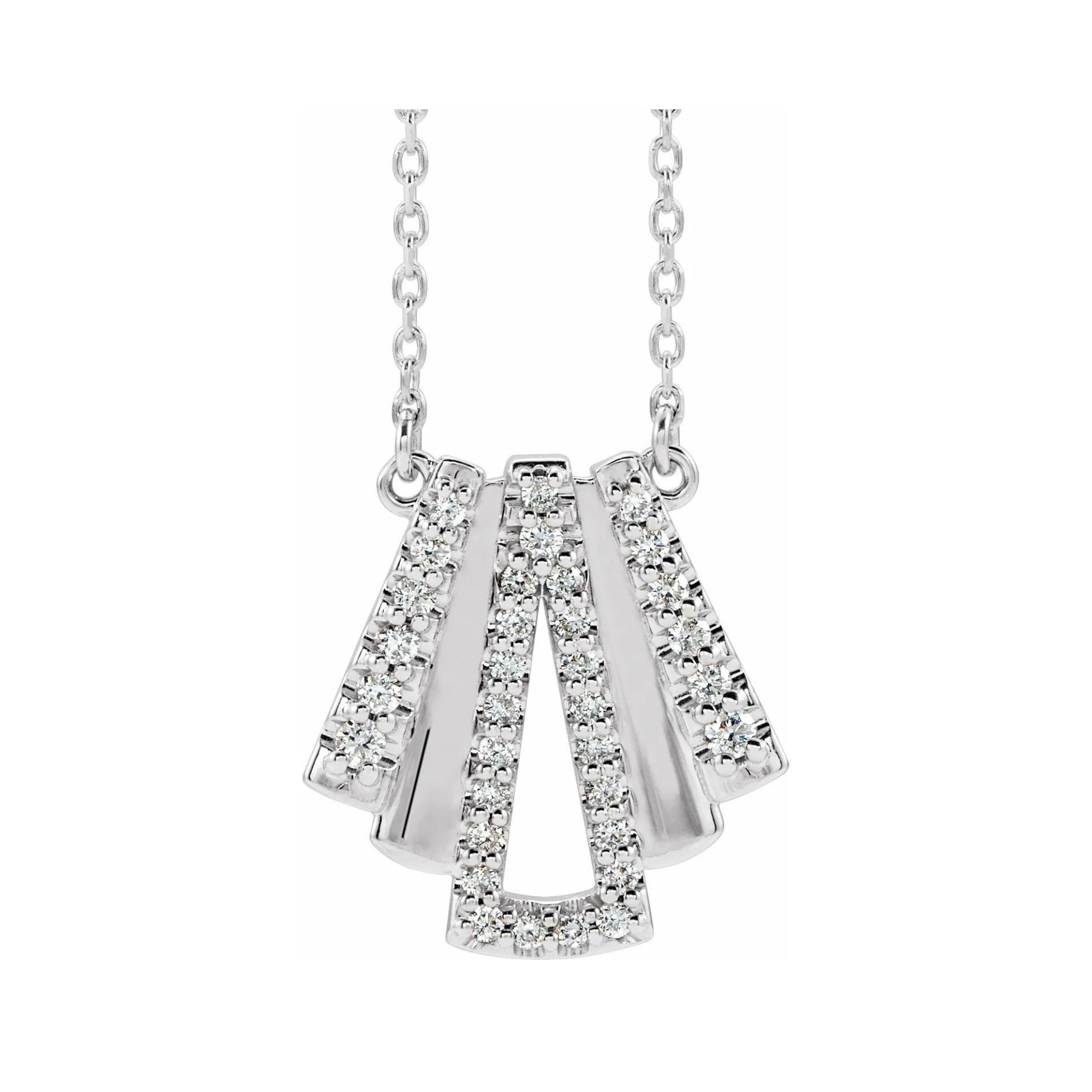 Miska 14K 1/4 CTW Diamond Art Deco 16” Necklace, $1,101