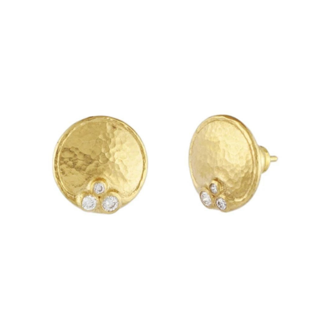 Gurhan Diamond Button Earrings, $1,750 at Lynne Goldman Elements