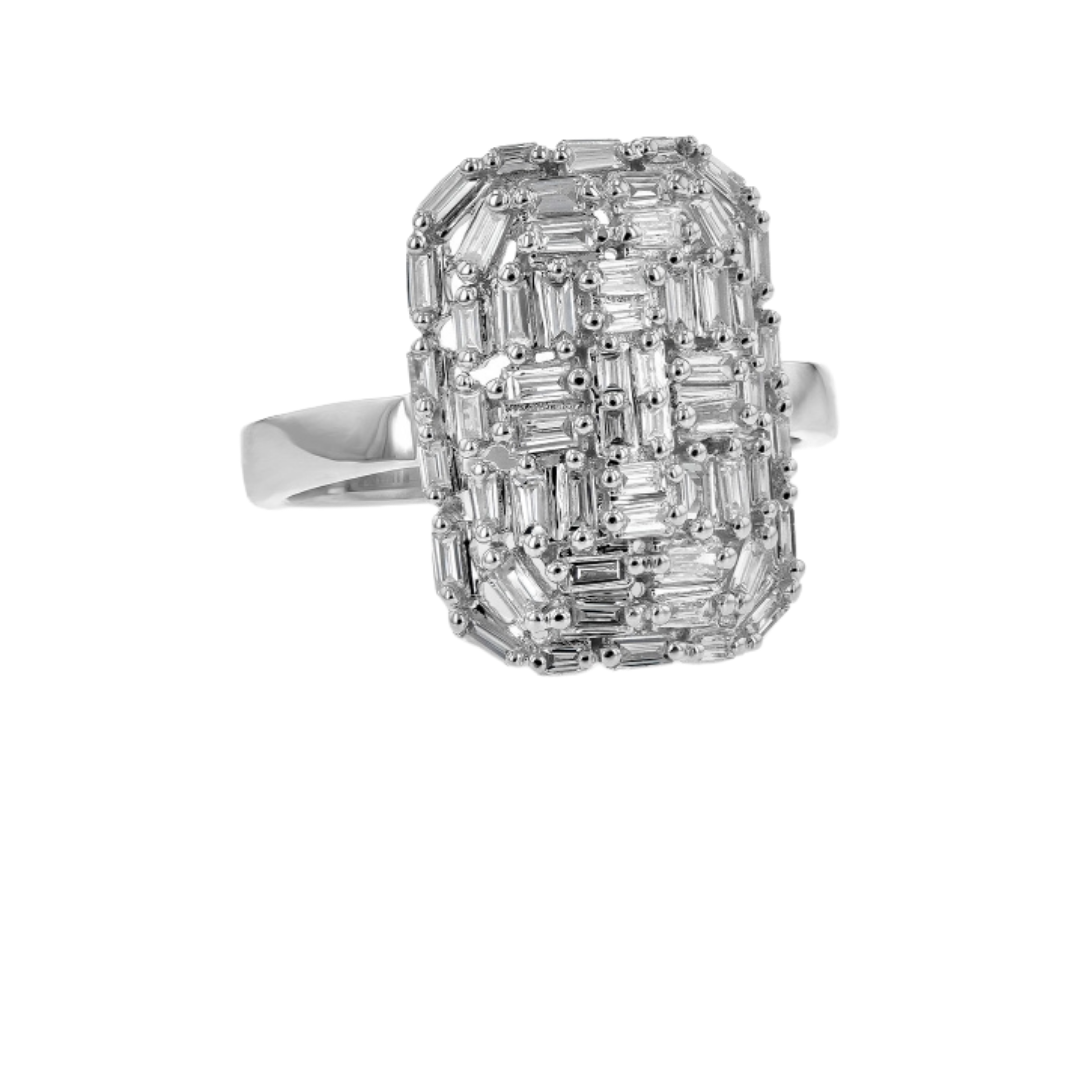 Allison Kaufman 14K White Gold Diamond Ring, price upon request
