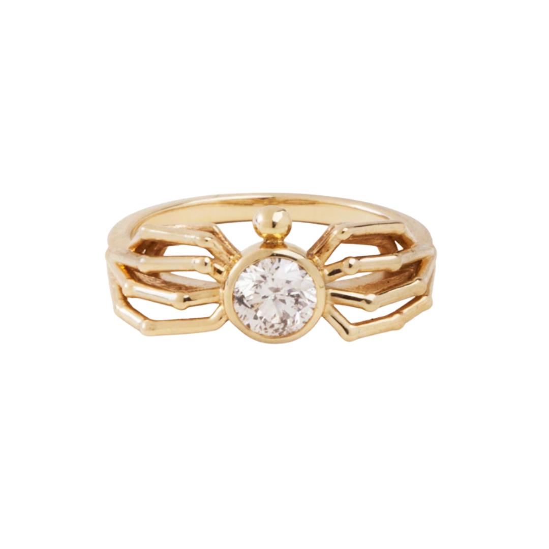 Margaret Cross Diamond Spider Ring, $3,120