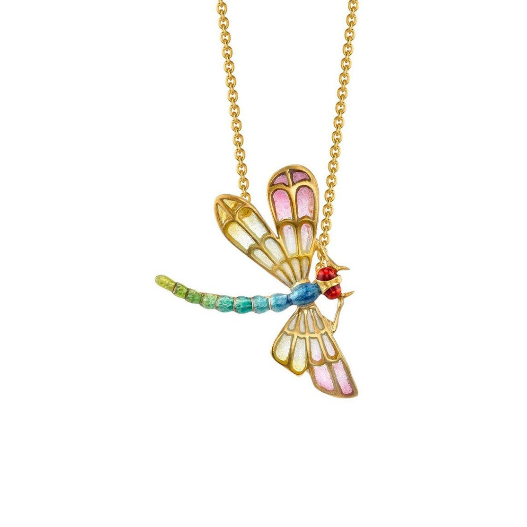 Masriera Plique-a-Jour Dragonfly Pendant, $1,600