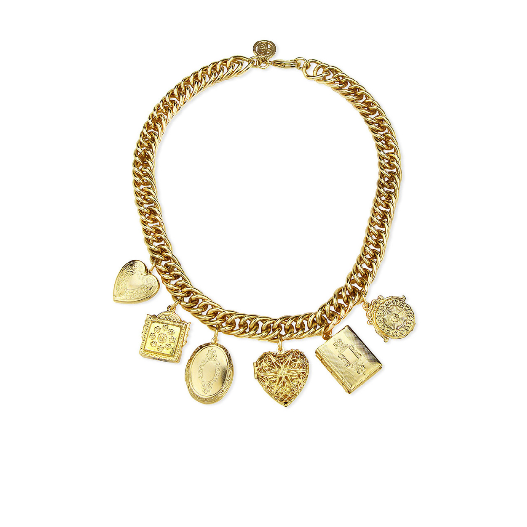 Ben-Amun ​​Multi-Locket Necklace, $320