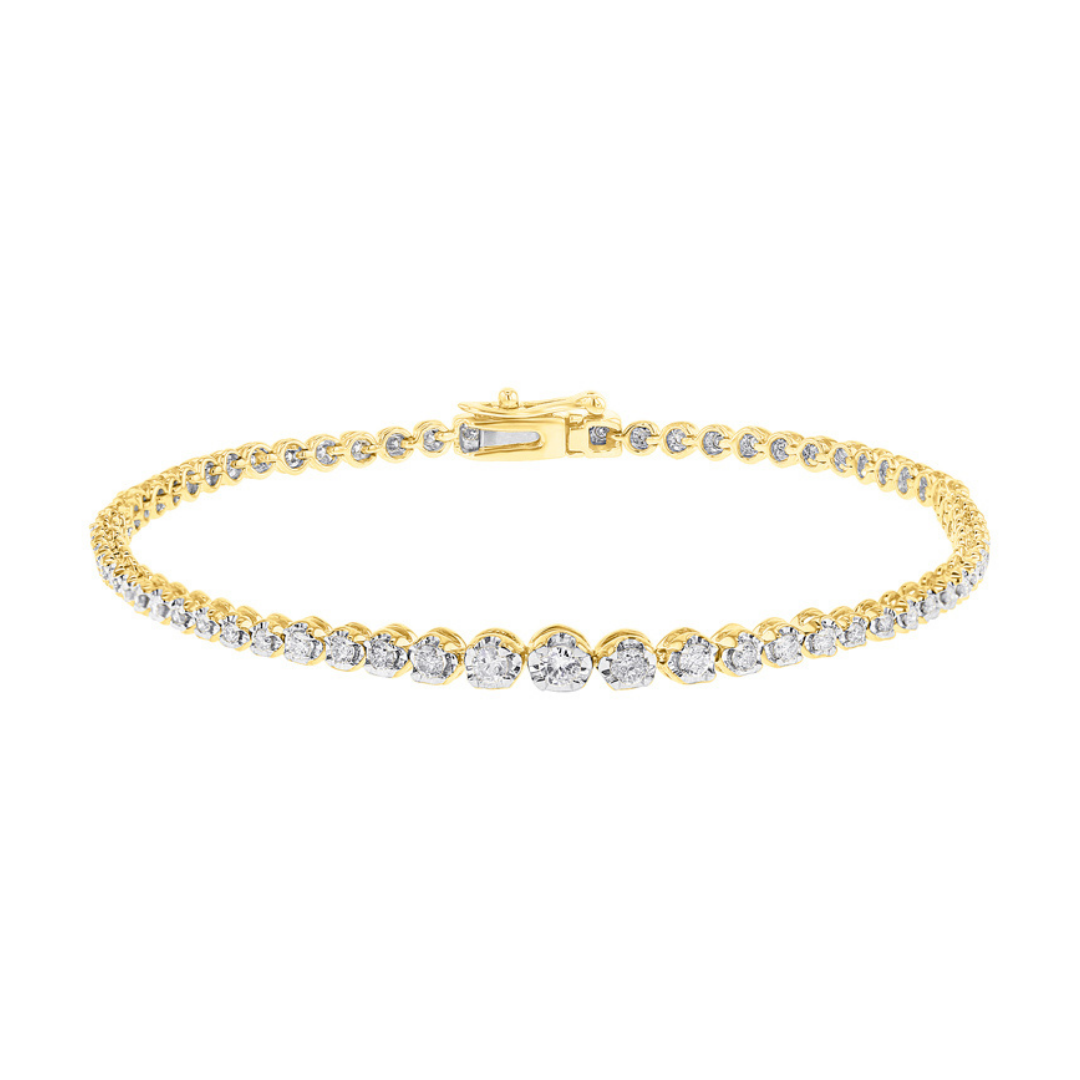 Miracle Diamond Tennis Bracelet, $1,298