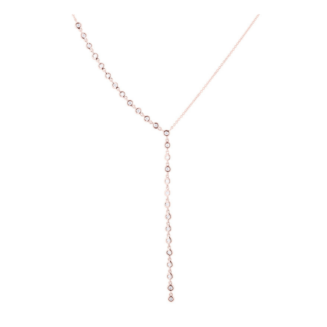 Waterfall Lariat Diamond Necklace, $1,118
