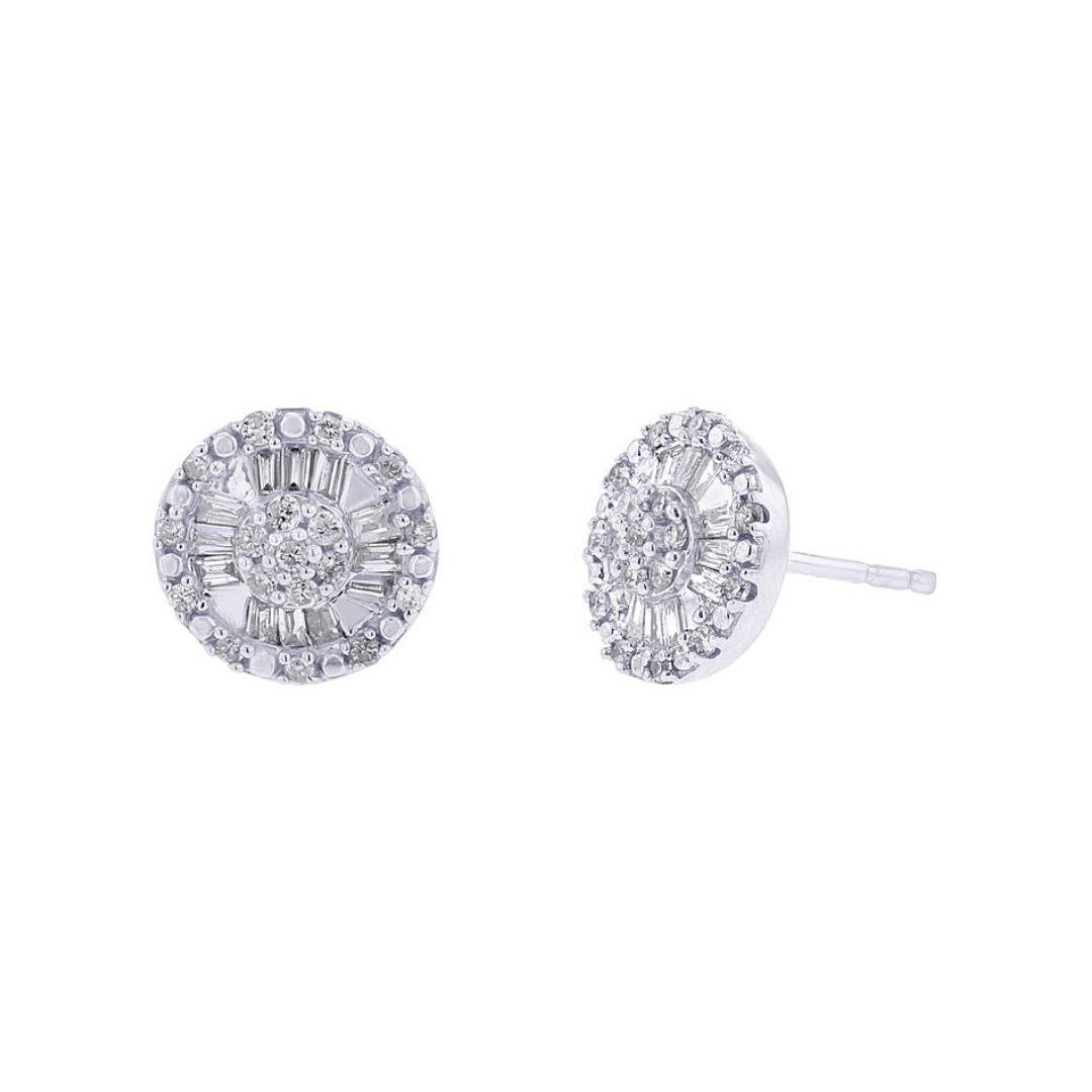 Eclipse Diamond Earrings, $148