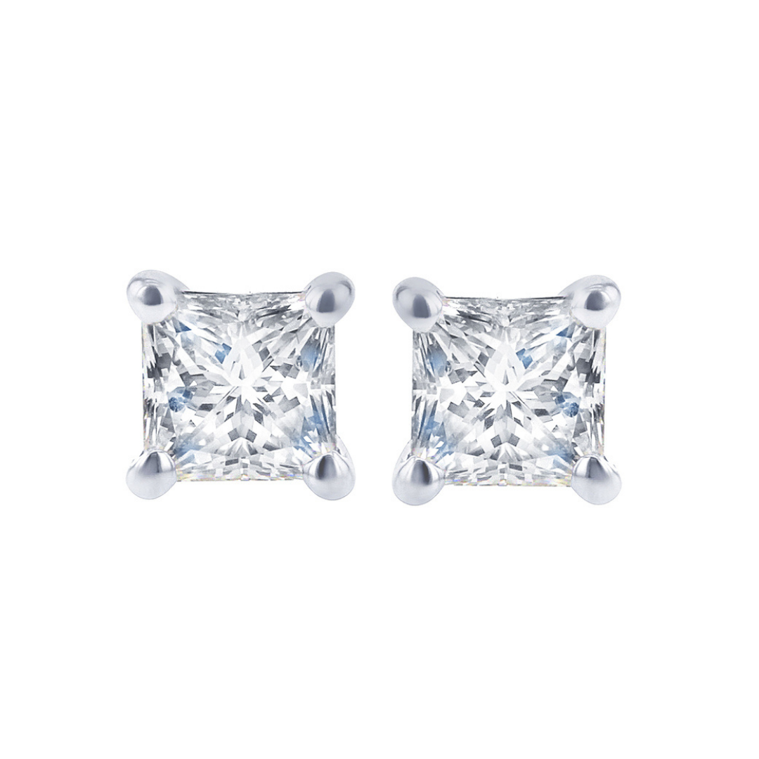 Princess Bella Diamond Stud Earrings, $998