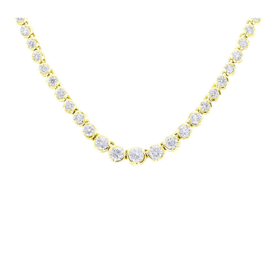 Miracle Diamond Tennis Necklace, $4,998