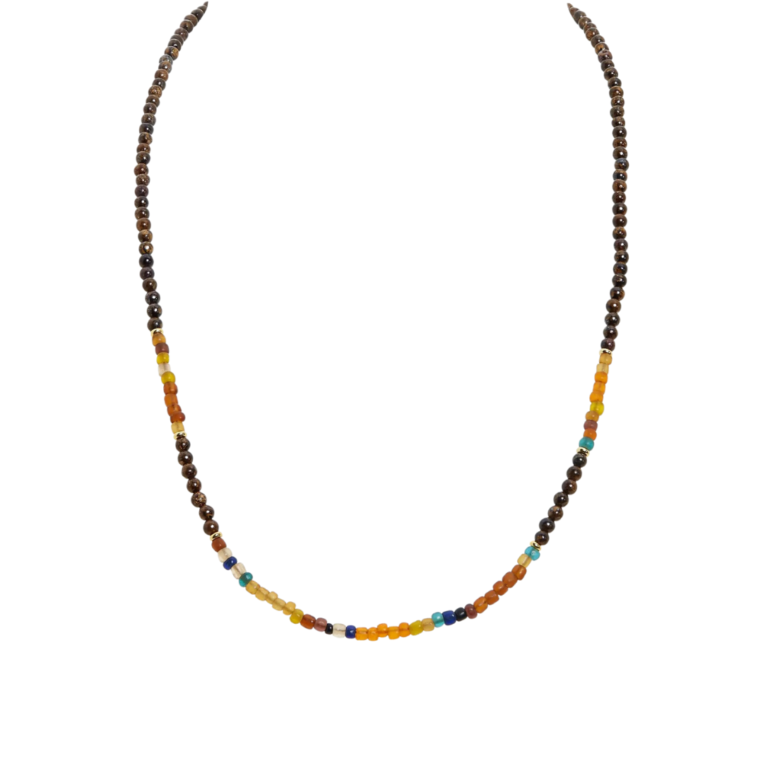 Caputo &amp; Co, Stone Bead Necklace, $145