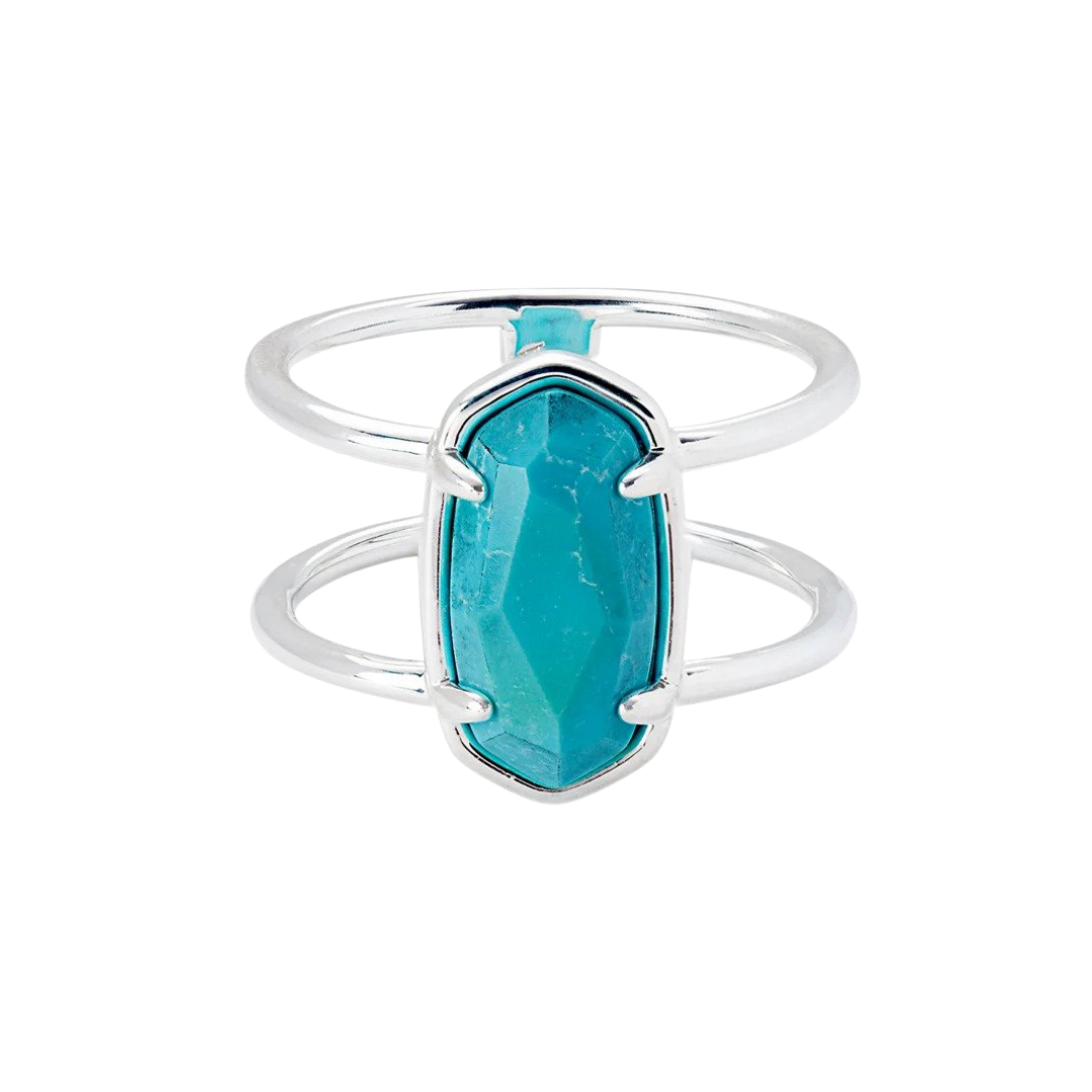 Kendra Scott "Elyse" Sterling Silver Double Band Ring, $75