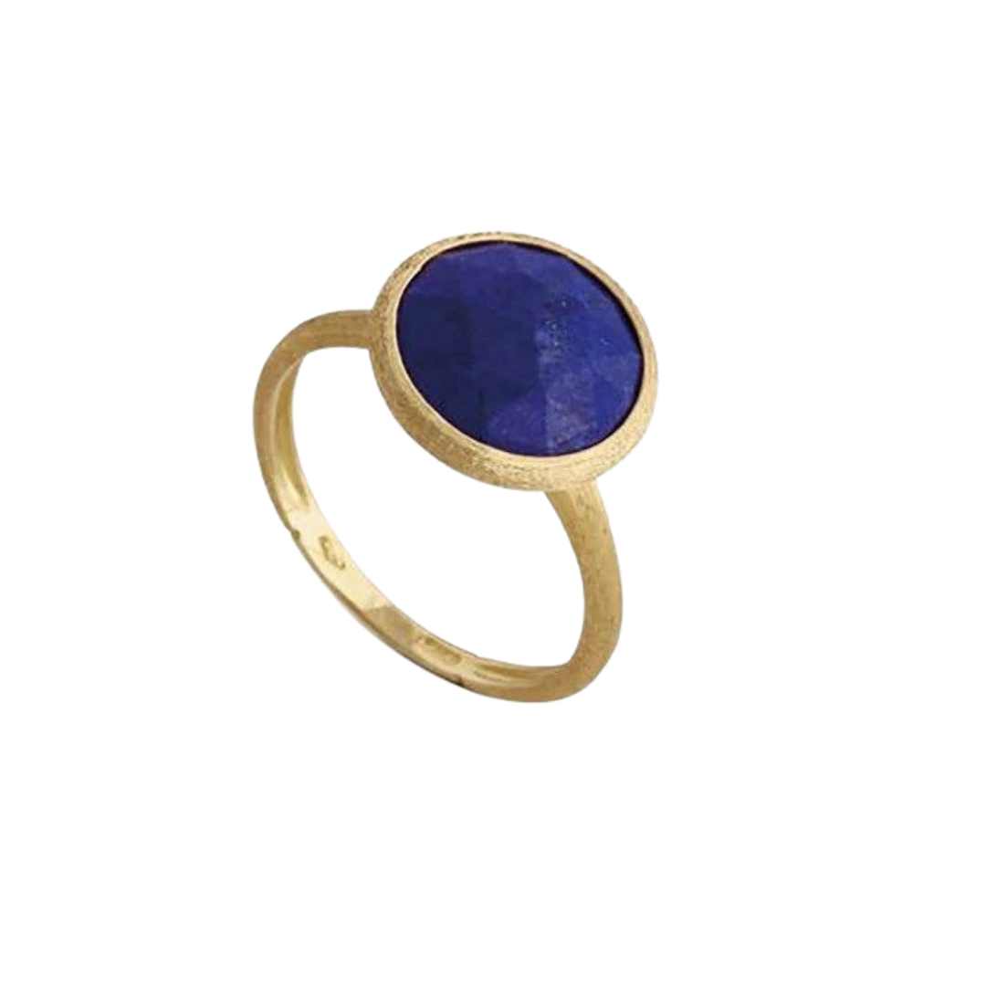 Marco Bicego Jaipur Color Collection Gold Lapis Stackable Ring, $1,300