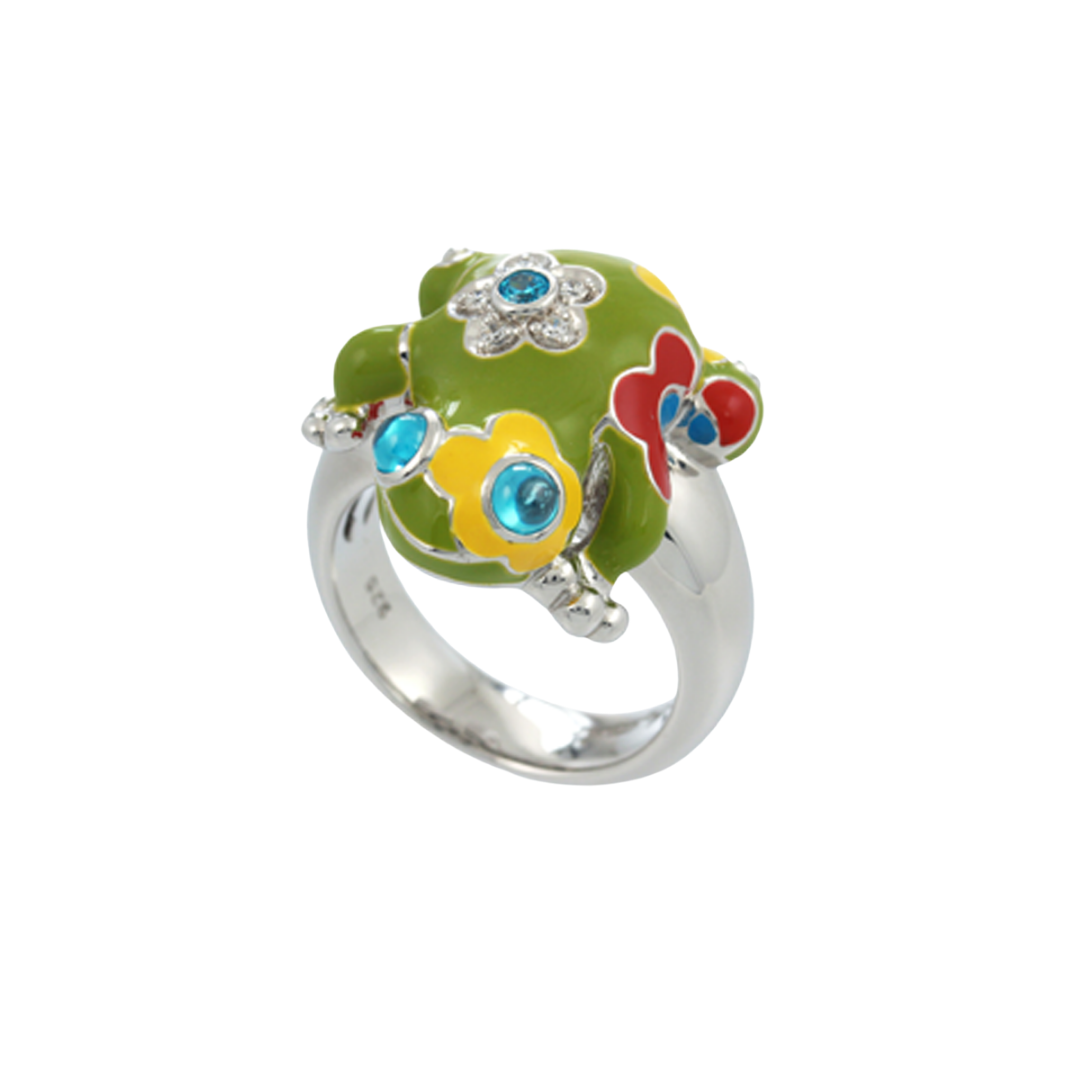 Belle Étoile Lucky Frog Ring, $230 at Baxter’s Fine Jewelry