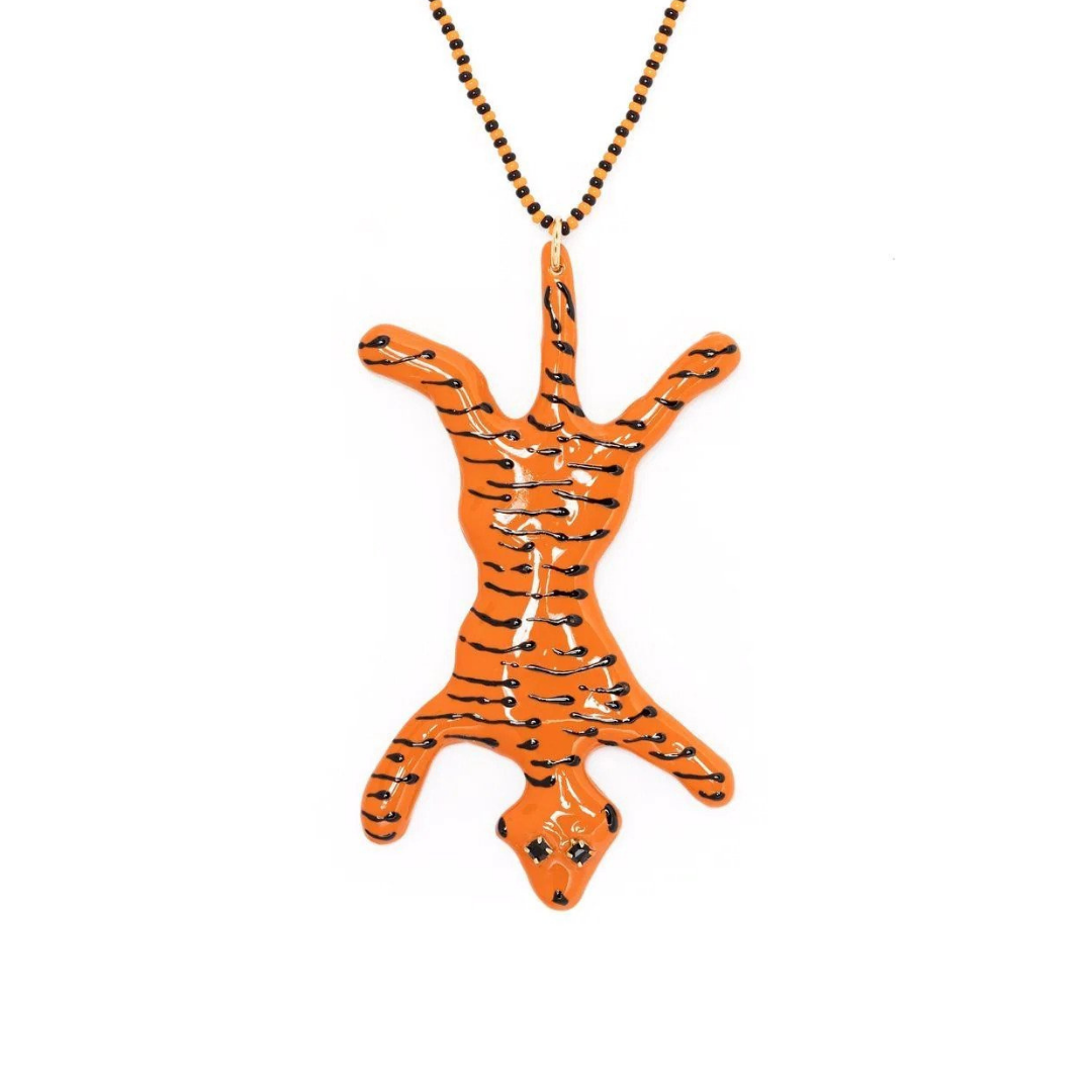 Marni Tiger Pendant Necklace, $235