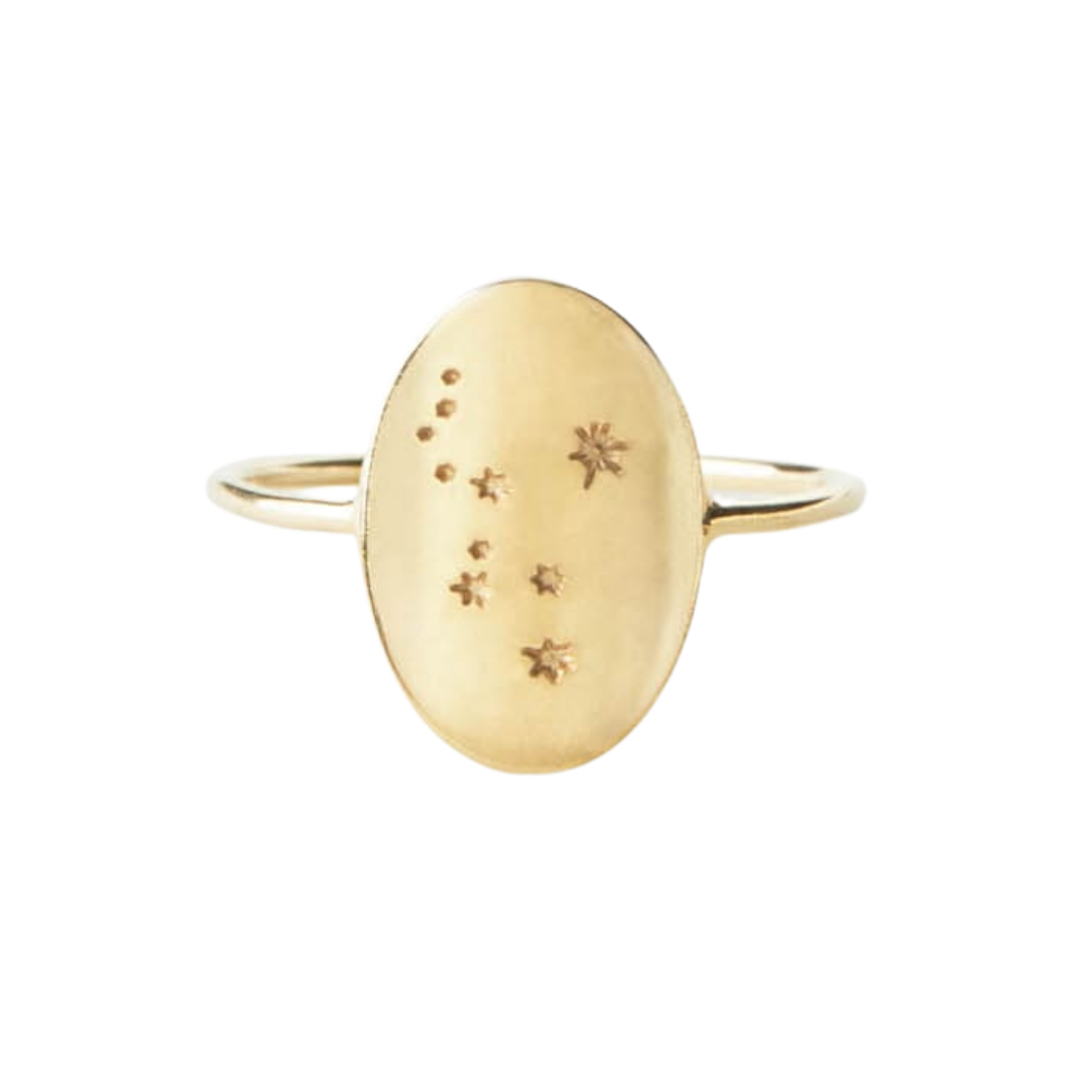 GLDN “Aquarius” Constellation ring in sterling silver, $60 at GLDN