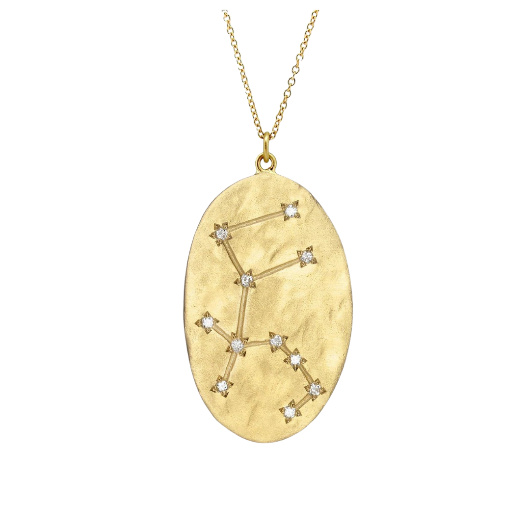 Brooke Gregson Astrology “Aquarius” necklace, $2,440 at Brooke Gregson