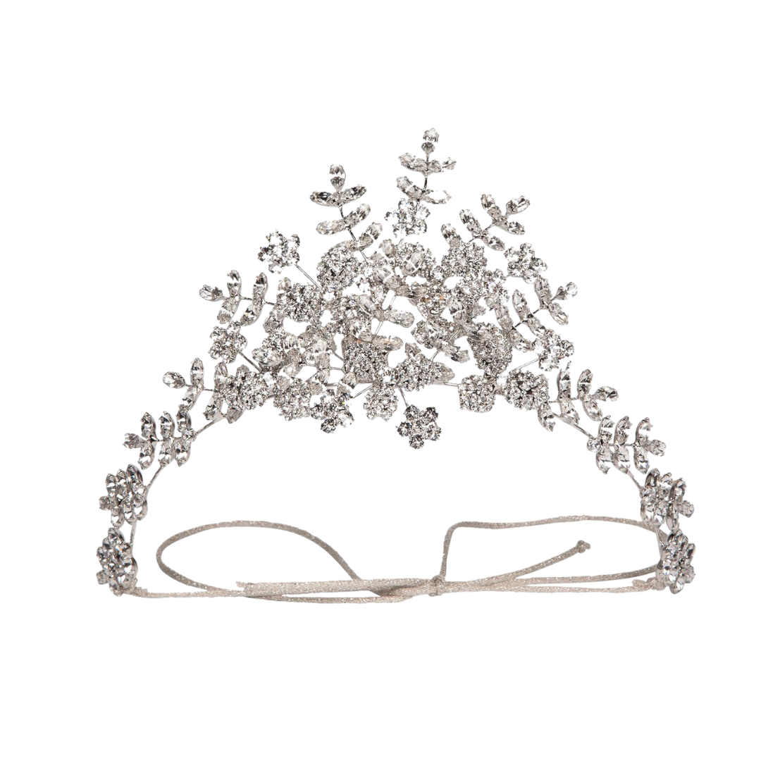 Jennifer Behr Swarovski Crystal “Zonya” Tiara, $1,625