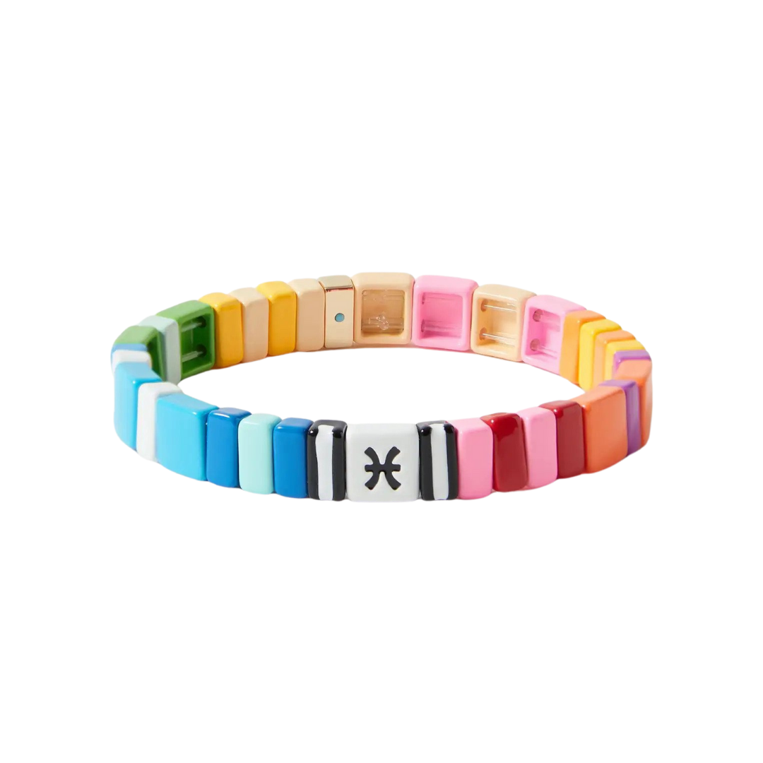 Roxanne Assoulin “What’s Your Sign” enamel bracelet, $85 at Net-a-Porter