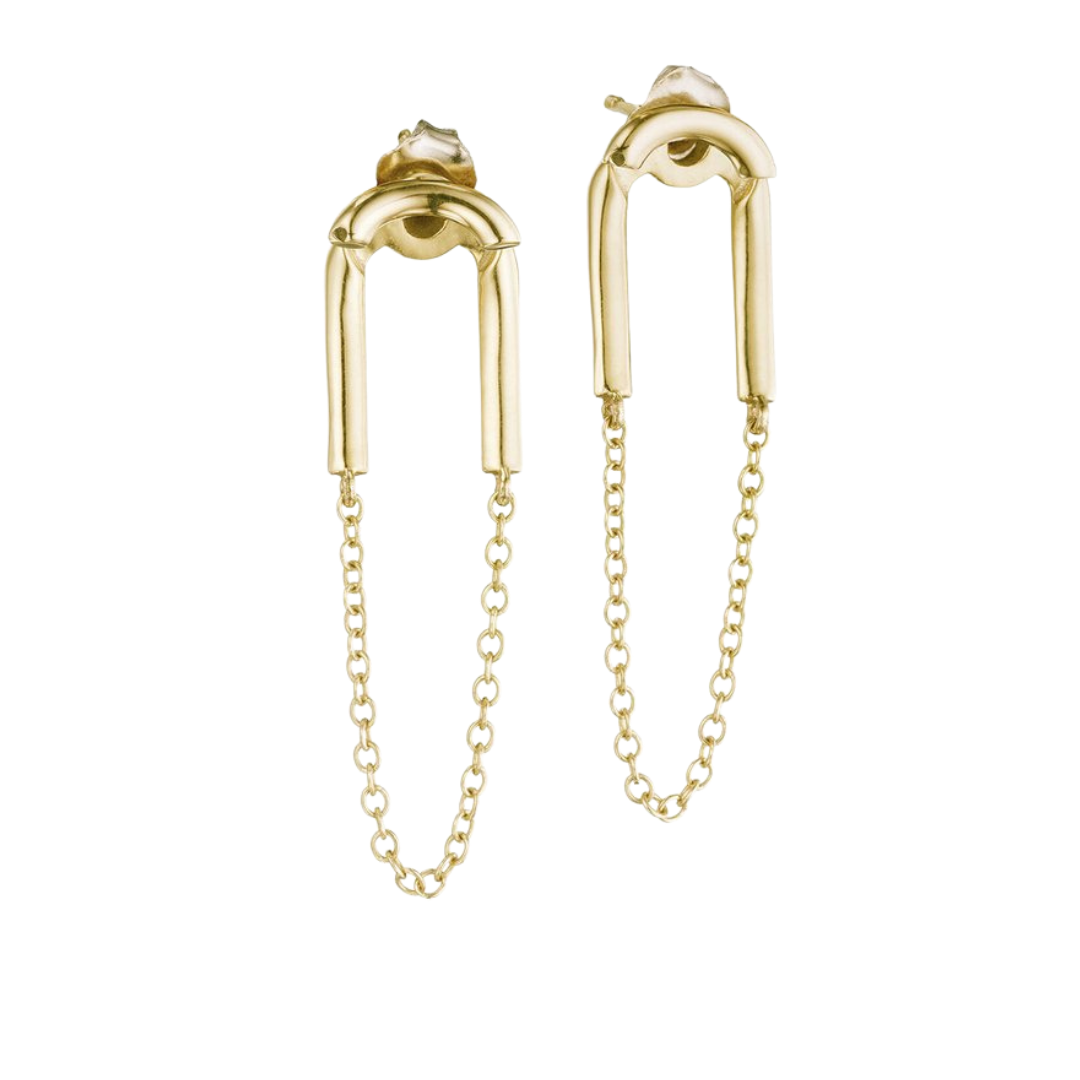Tacori “Safety Pin” earrings, $135 at Kassab Jewelers