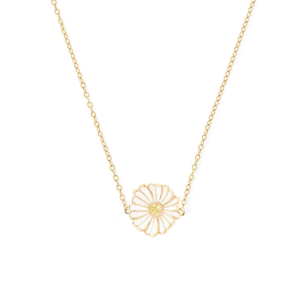 Alison Lou "Daisy" necklace in 14k yellow gold and yellow sapphires, $685 at Alison Lou