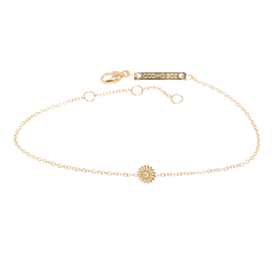 Itty Bitty Flower Bracelet, $250 at Zoe Chicco