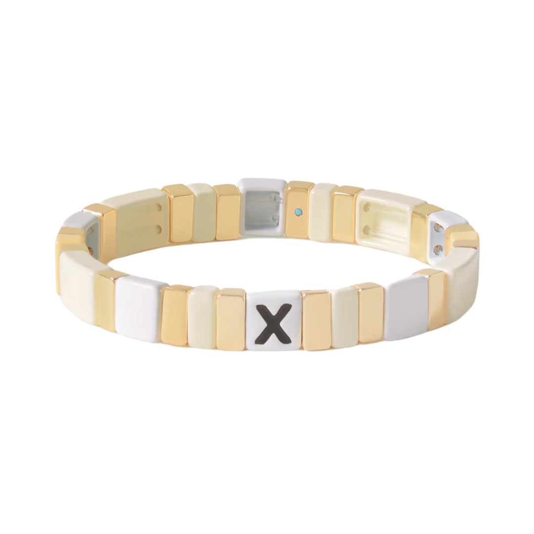 Roxanne Assoulin “Alphabet Soup” bracelet, $85 at Net-a-Porter
