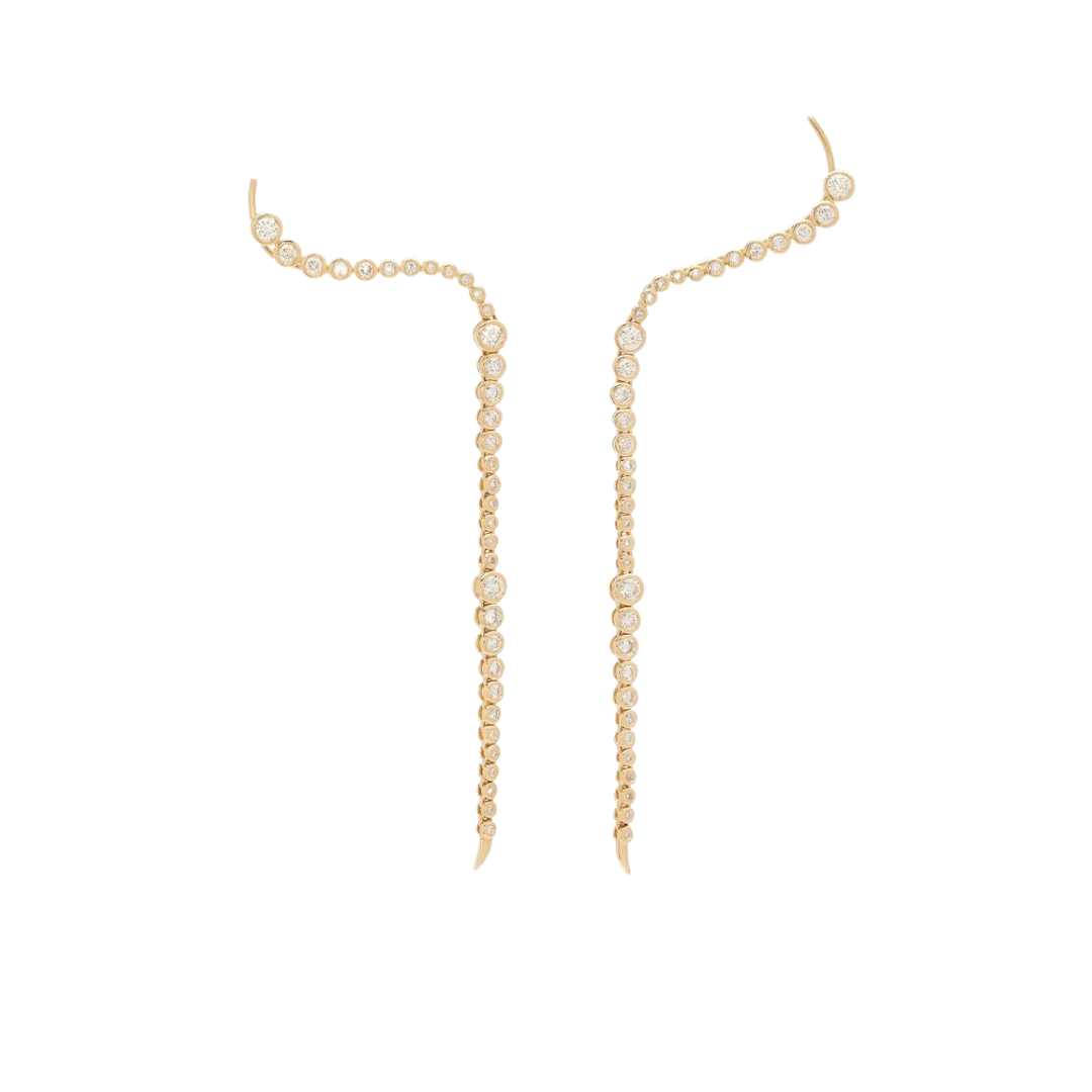 Ondyn “Eminence” earrings in 14k gold with diamonds, $5,195 at Moda Operandi