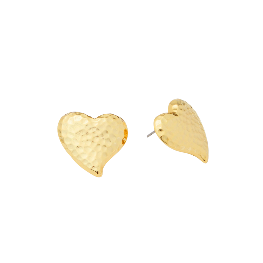 Johannah Masters Collection “Hammered Heart” earrings, $28 at Meet the Jewelers