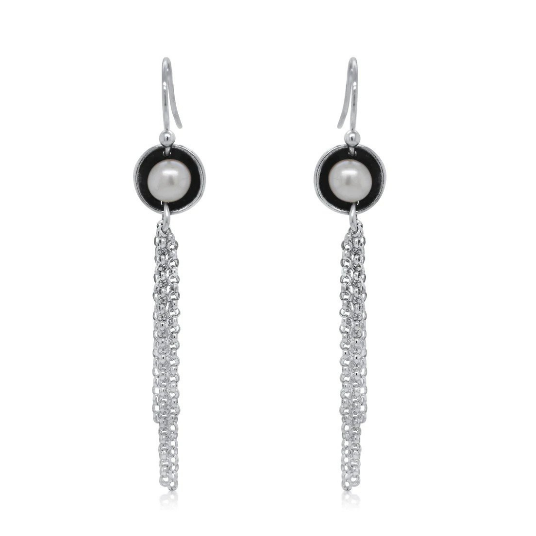 Kristen Baird “Mini Pearl Fringe” earrings, $170 at Meet the Jewelers