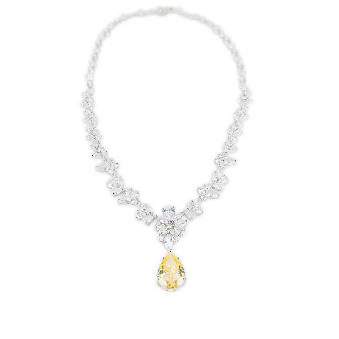 CZ by Kenneth Jay Lane pear-drop necklace, $299.40 (was $499) at Saks Off 5th